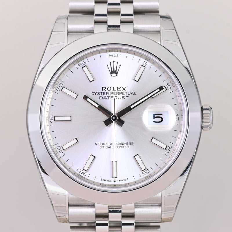 Rolex Datejust 41 Silber 126300
