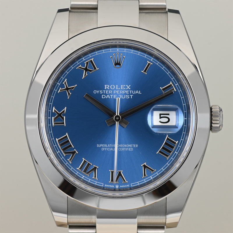 Rolex Datejust 41 Azzurro 126300