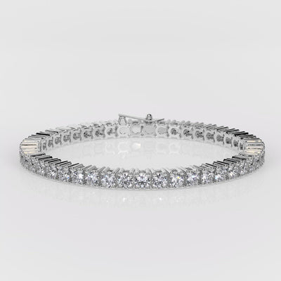 Tennisarmband Weißgold/Platin