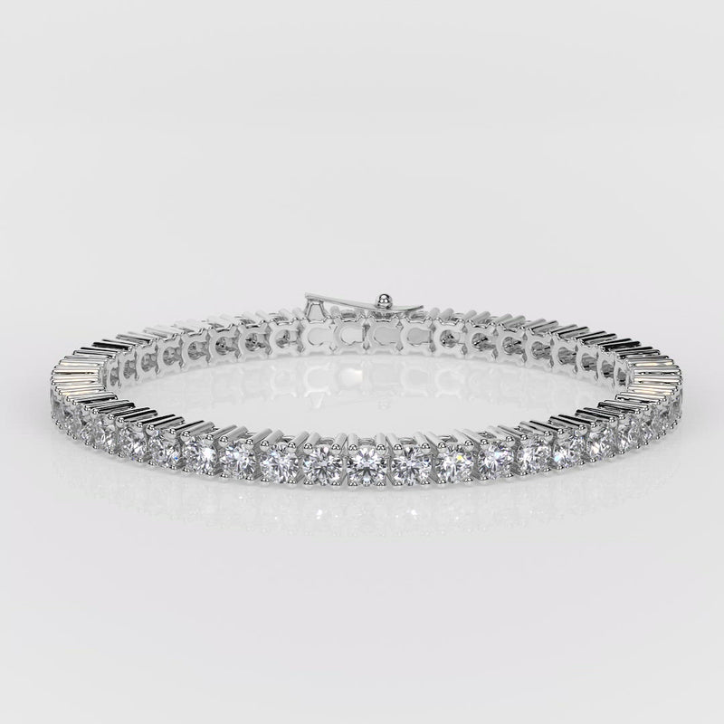 Tennisarmband Weißgold/Platin